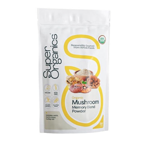 Mushroom Memory Blend Powder 6 Oz by Super Organics