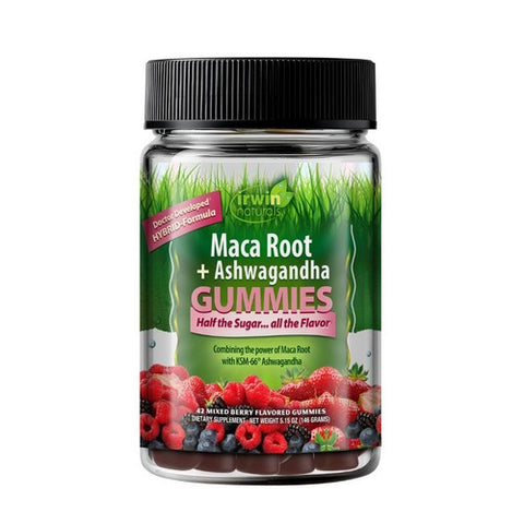 Maca Root And Ashwagandha 42 Gummies by Irwin Naturals