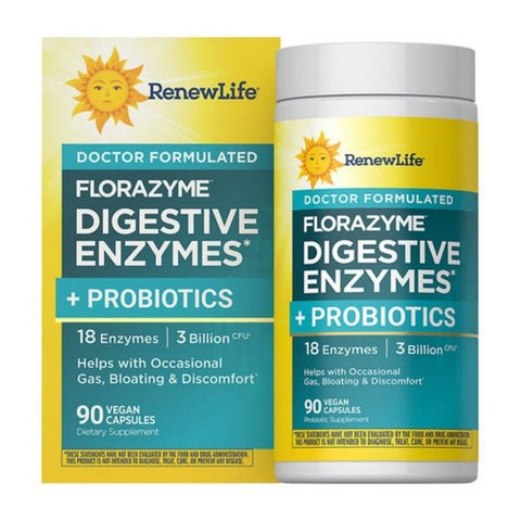 FloraZyme 90 Caps by Renew Life