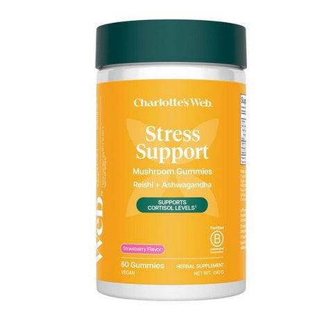 Stress Support Mushroom Gummies 60 Count by Charlotte's Web