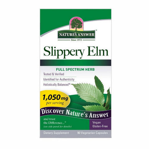 Nature's Answer, Slippery Elm Bark, 90 Caps Nature's Answer