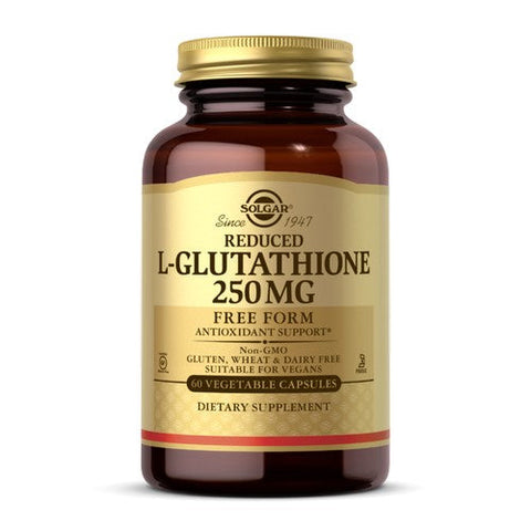 Solgar, Reduced L-Glutathione, 250 Mg, 60 Veg Caps Solgar