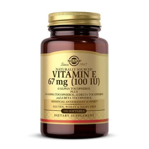 Solgar, Vitamin E, 67 Mg, 100 Softgels Solgar