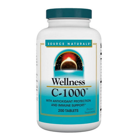 Source Naturals, Wellness C-1000, 200 Tabs Source Naturals
