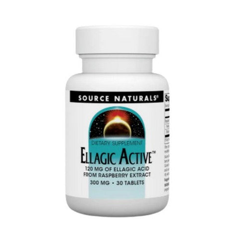 Source Naturals, Ellagic Active, 300 mg, 60 Tabs Source Naturals