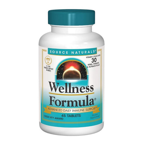 Source Naturals, Wellness Formula Tablets, 45 Tabs Source Naturals