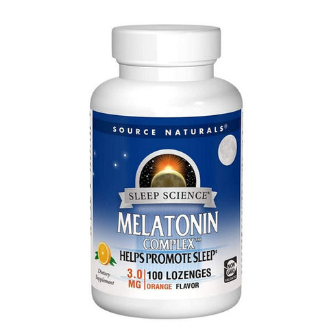 Source Naturals, Melatonin Complex Orange, 3 mg, 100 Tabs Source Naturals