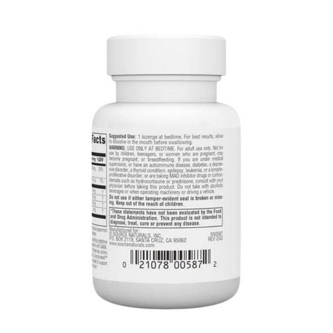 Source Naturals, Melatonin Complex Peppermint, 3 mg, 50 Tabs Source Naturals