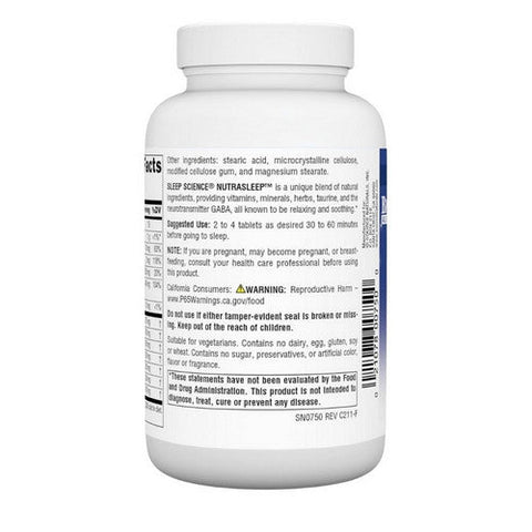 Source Naturals, Sleep Science Nutrasleep, 100 Tabs Source Naturals