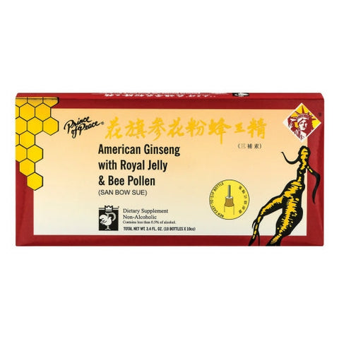 Prince Of Peace, American Ginseng With Royal Jelly And Bee Pollen, 3.4 Oz Prince Of Peace