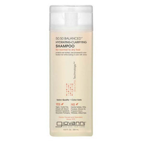Giovanni Cosmetics, Shampoo 50/50 Balanced, 8.5 OZ Giovanni Cosmetics