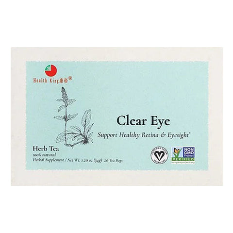 Health King, Clear Eye Herb Tea, 20 Bags Health King