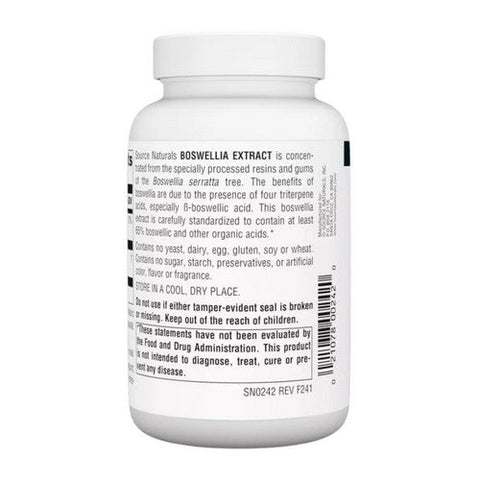 Source Naturals, Boswella, Extract 100 Tabs Source Naturals
