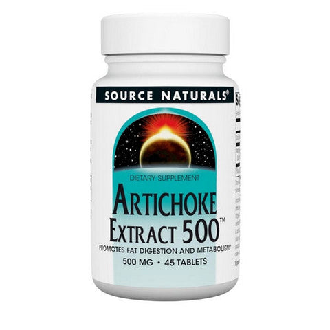 Source Naturals, Artichoke Extract, 500 mg, 45 Tabs Source Naturals
