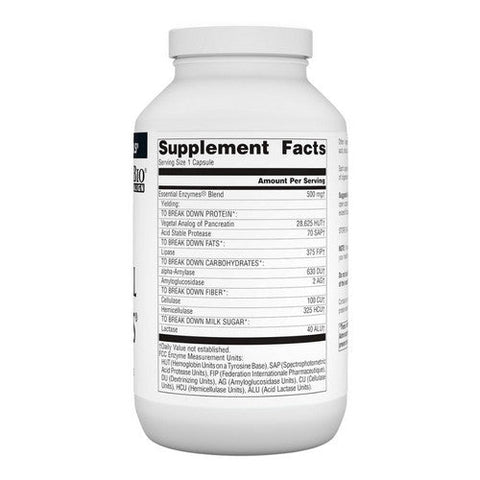 Source Naturals, Daily Essential Enzymes, 500 Mg, 360 Caps Source Naturals