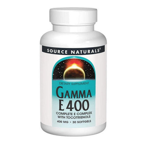Source Naturals, Gamma E 400 Complex, 30 Softgels Source Naturals