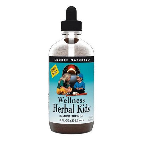 Source Naturals, Wellness Herbal Kids Liquid, 8 oz Source Naturals