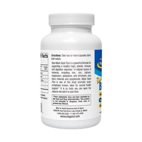 North American Herb & Spice, Black Seed Plus, 90 Cap North American Herb & Spice