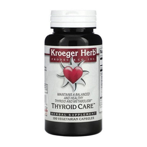 Kroeger Herb, Thyroid Care, 100 VCap Kroeger Herb