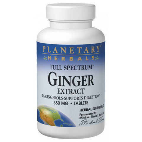 Planetary Herbals, Full Spectrum Ginger Extract, 120 Tabs Planetary Herbals