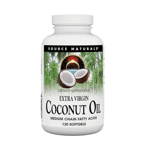 Source Naturals, Extra Virgin Coconut Oil, 120 Softgels Source Naturals