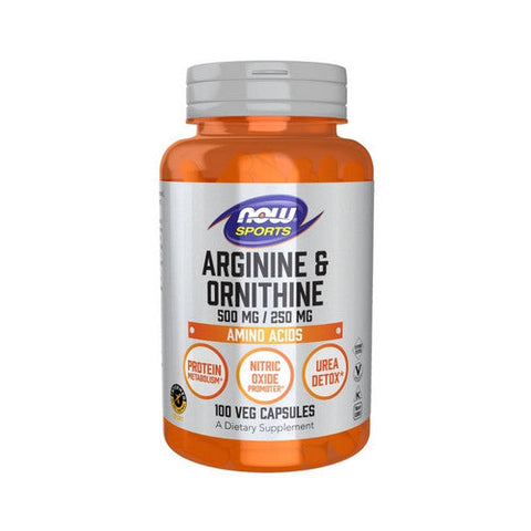 Now Foods, Arginine And Ornithine, 100 Veg Caps Now Foods