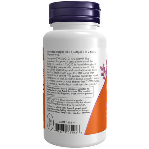 Now Foods, CoQ10, 50 mg, 100 Sofgels Now Foods