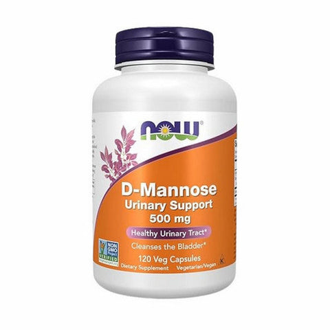 Now Foods, D-Mannose Urinary Support, 500 Mg, 120 Veg Caps Now Foods