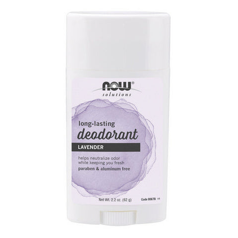 Now Foods, Long-Lasting Deodorant Stick Lavender, 2.2 Oz Now Foods