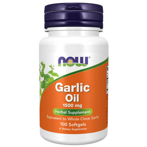 Now Foods, Garlic Oil, 1500 Mg, 100 Softgels Now Foods