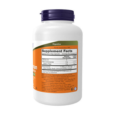 Now Foods, Glucommanan, 575 Mg, 180 Veg Caps Now Foods