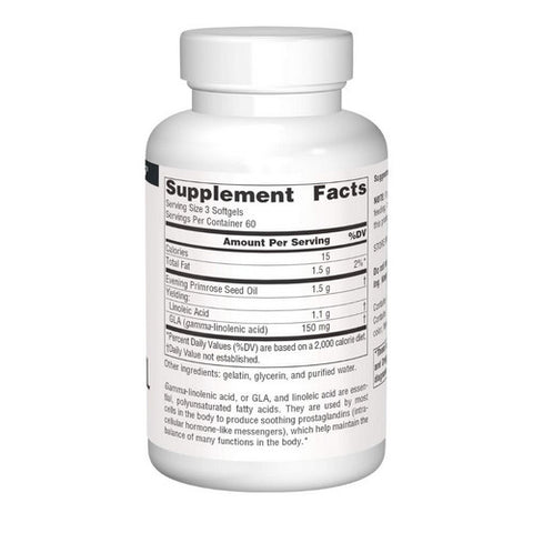 Source Naturals, Evening Primrose Oil, 500 mg, 180 Softgels Source Naturals
