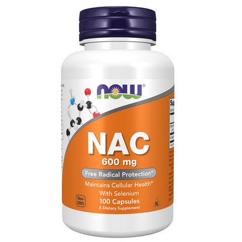 Now Foods, Nac-Acetyl Cysteine (NAC), 600 mg, 100 Caps Now Foods