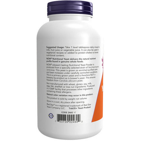 Now Foods, Nutritional Yeast Powder, 10 OZ Now Foods