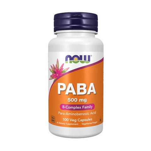 Now Foods, Paba, 500 mg, 100 Caps Now Foods
