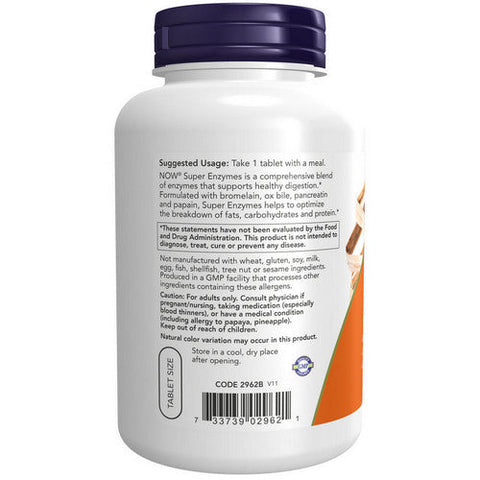 Now Foods, Super Enzymes, 180 Tabs Now Foods