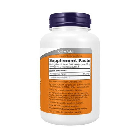Now Foods, Taurine Pure Powder, 8 OZ Now Foods