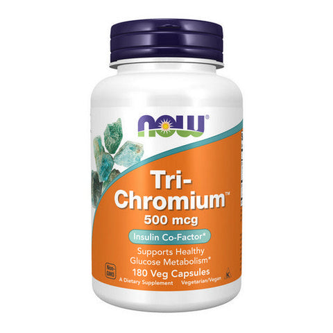 Now Foods, Tri-Chromium, 500 mcg, 180 Veg Caps Now Foods