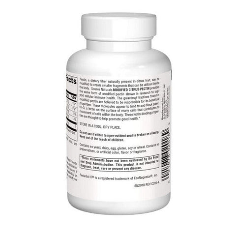Source Naturals, Modified Citrus Pectin, 750 mg, 60 Caps Source Naturals