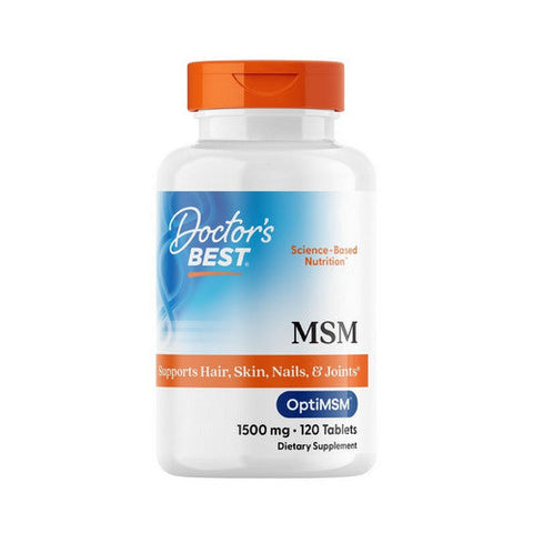 Doctors Best, MSM with OptiMSM, 1500 mg, 120 Tabs Doctors Best