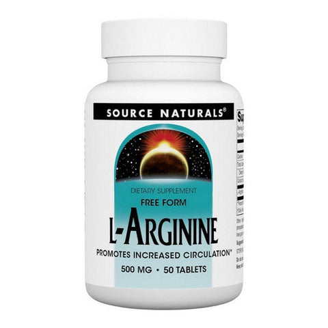 Source Naturals, L-Arginine, 50 Tabs Source Naturals