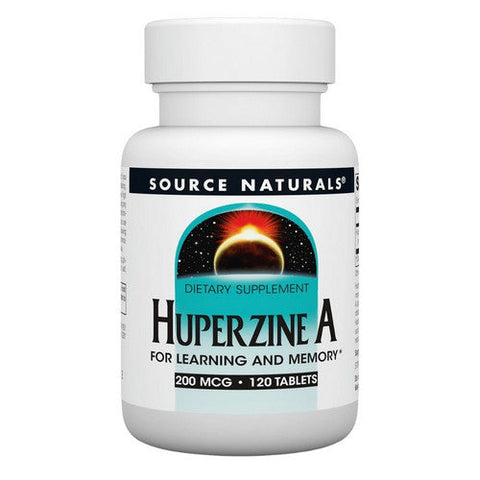 Source Naturals, Huperzine A, 200 Mcg, 120 Tabs Source Naturals