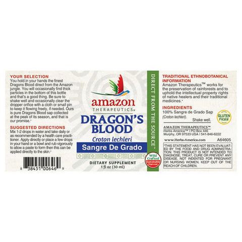 Amazon Therapeutic Laboratories, Dragon's Blood, 1 Oz Amazon Therapeutic Laboratories
