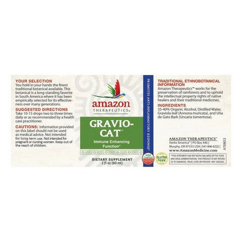 Amazon Therapeutic Laboratories, Gravio Cat, 2 Oz Amazon Therapeutic Laboratories
