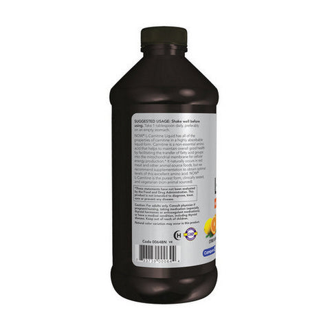 Now Foods, L-Carnitine Liquid, 3000 mg, 16 Oz Now Foods