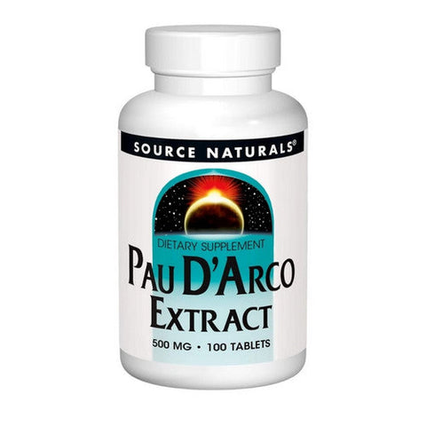 Source Naturals, Pau D'Arco Extract, 500 mg, 100 Tabs Source Naturals