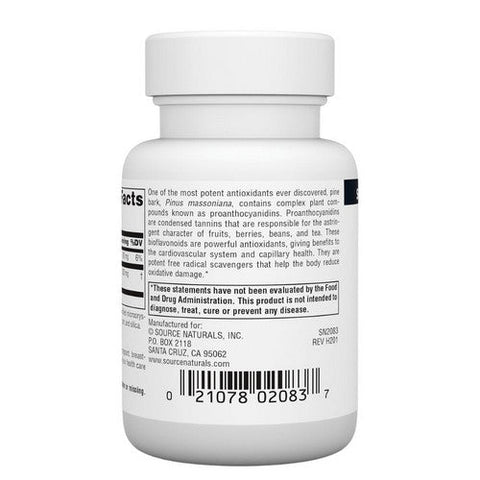 Source Naturals, Pine Bark Extract, 150 Mg, 60 Tabs Source Naturals