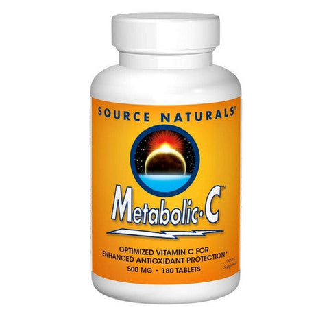Source Naturals, Metabolic C, 500mg, 180 Tabs Source Naturals