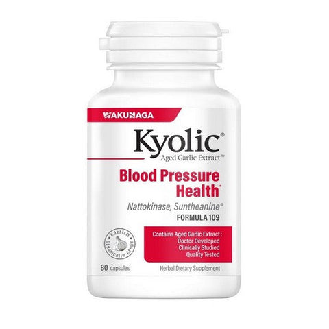 Kyolic, Blood Pressure Health Formula 109, 80 Caps Kyolic