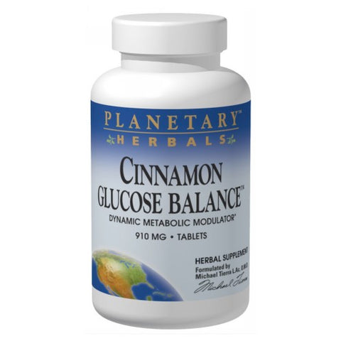 Planetary Herbals, Cinnamon Glucose Balance, 90 tabs Planetary Herbals